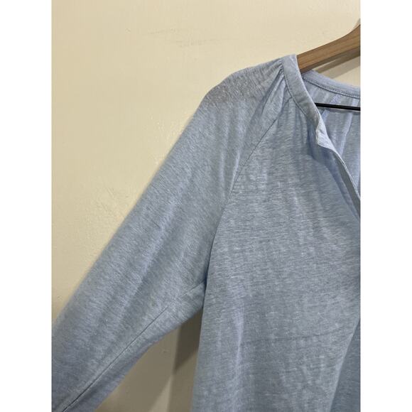 Calypso St. Barth Linen Tunic M Casual Resort Minimalist Peasant Quite Luxury - Picture 6 of 14